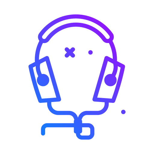 Headphones cable listening headphones icon Headphones cable listening headphones icon