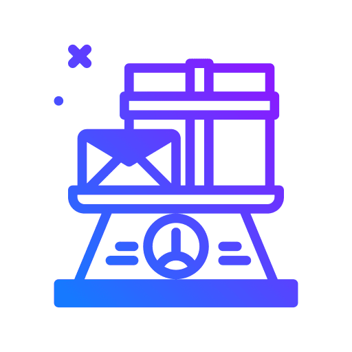Weight mail weight box icon Weight mail weight box icon