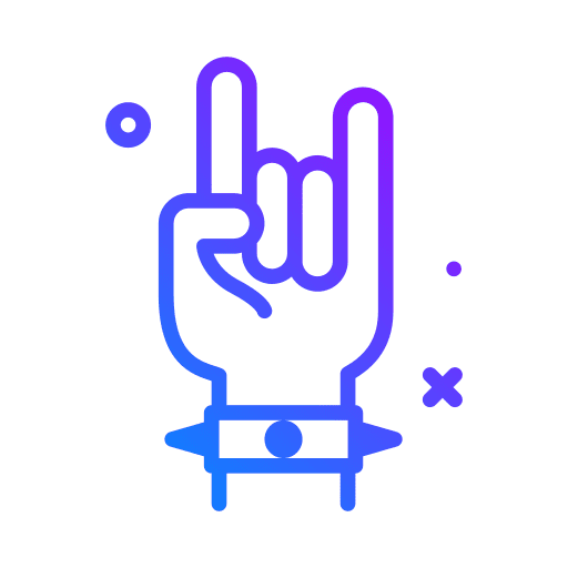 Rock rock hand gesture hands and gestures icon Rock rock hand gesture hands and gestures icon