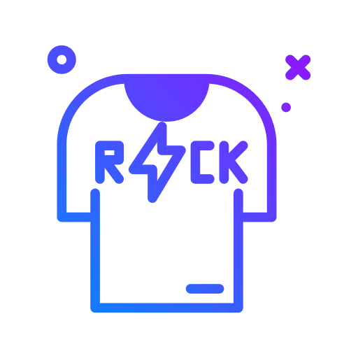 T shirt clothes rock t shirt icon T shirt clothes rock t shirt icon