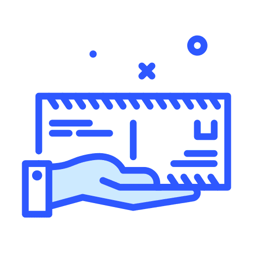 Envelope shipping and delivery hand postal icon