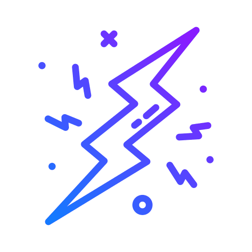 Thunder rock n roll thunder lightning icon Thunder rock n roll thunder lightning icon