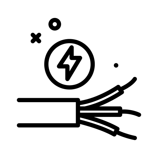 Copper wire device electronics copper cable icon