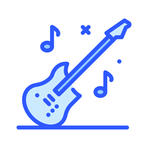 Electric guitar bass guitar music and multimedia electric guitar icon Electric guitar bass guitar music and multimedia electric guitar icon