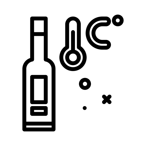 Temperature temperature celsius alcohol icon