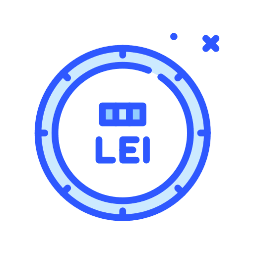 Currency romania currency business and finance coin icon Currency romania currency business and finance coin icon