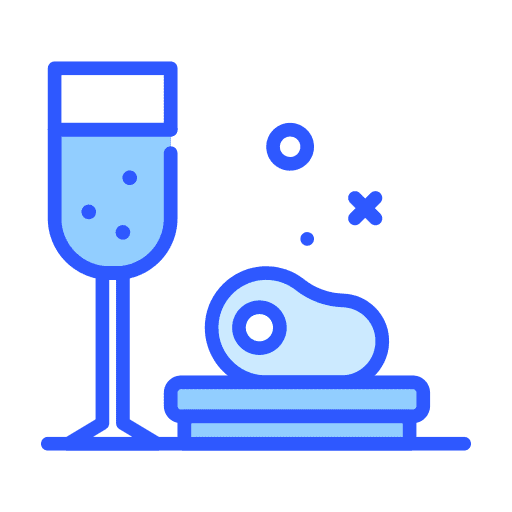 Meat taste food and restaurant wine tasting icon Meat taste food and restaurant wine tasting icon