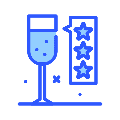 Rate feedback rating food and restaurant icon Rate feedback rating food and restaurant icon