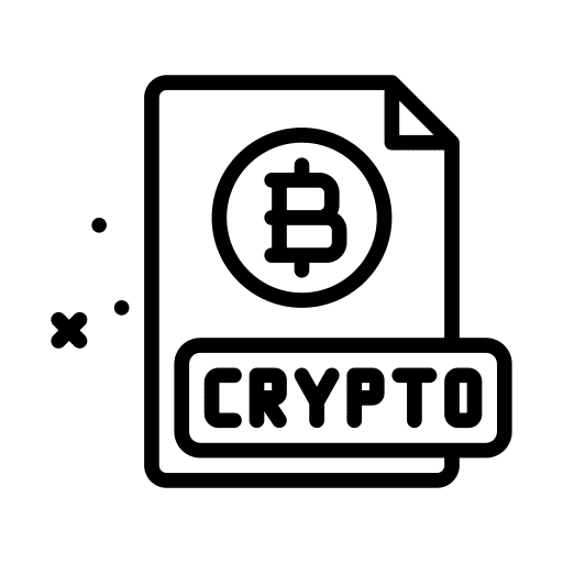 Expense expense cryptocurrency digital currency icon