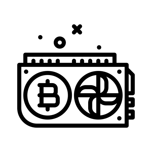Gpu tech value bitcoin icon