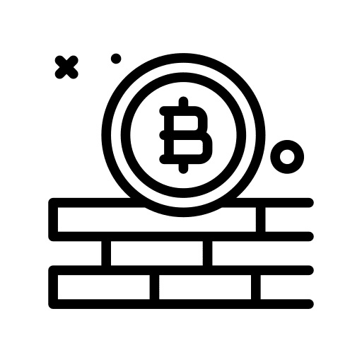 Wall money firewall business and finance icon