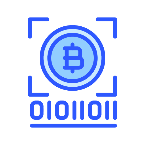 Code value business and finance code icon