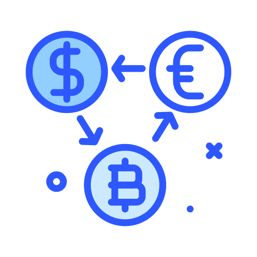 Currency coin dollar money icon
