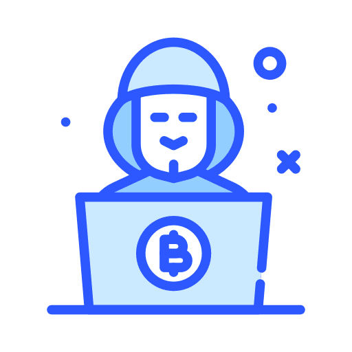 Hack hacker cryptocurrency hack icon