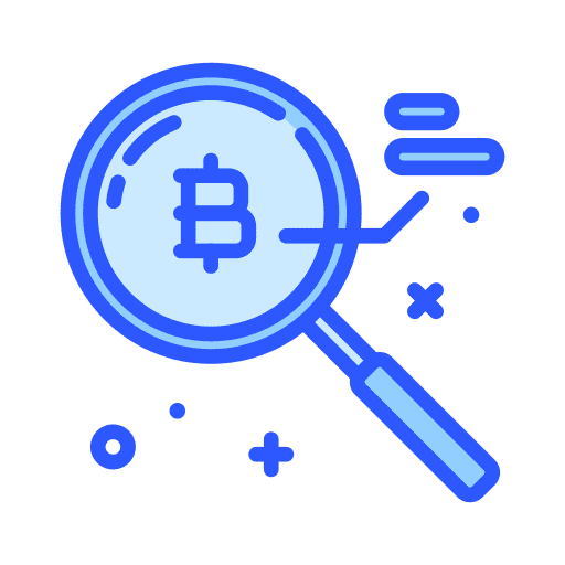 Research business and finance stats analysis icon