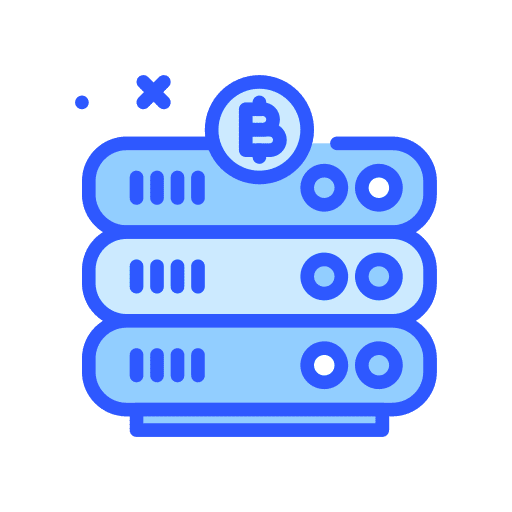 Servers business and finance electronics servers icon