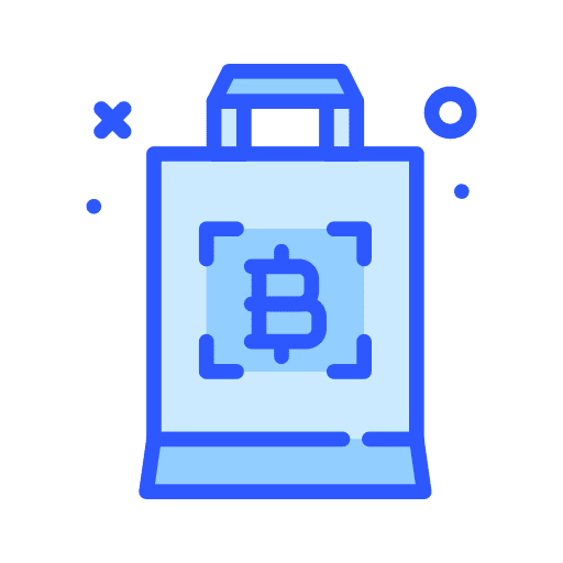 Shopping bag commerce and shopping shopping bag payment method icon