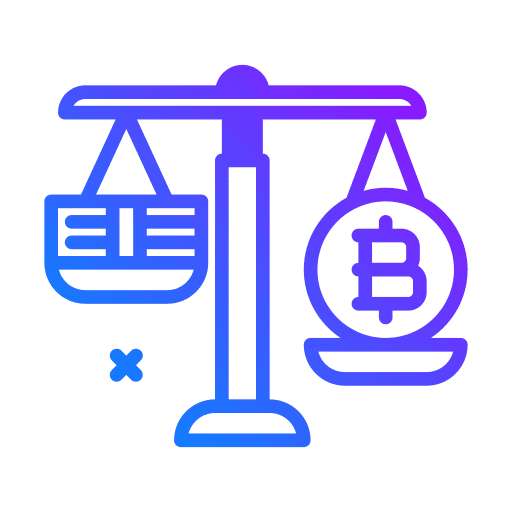Balance exchange banknote value icon