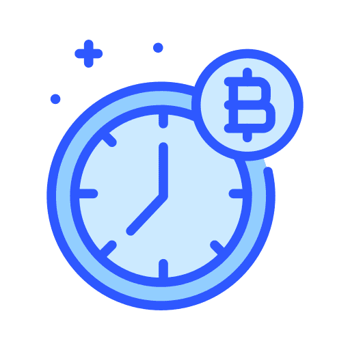 Time is money time is money digital currency coin icon
