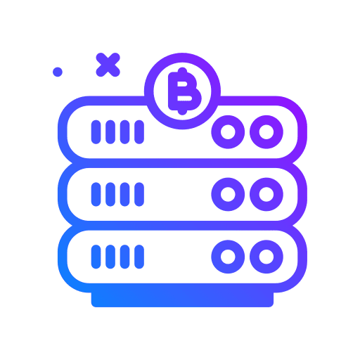 Servers servers digital currency money icon