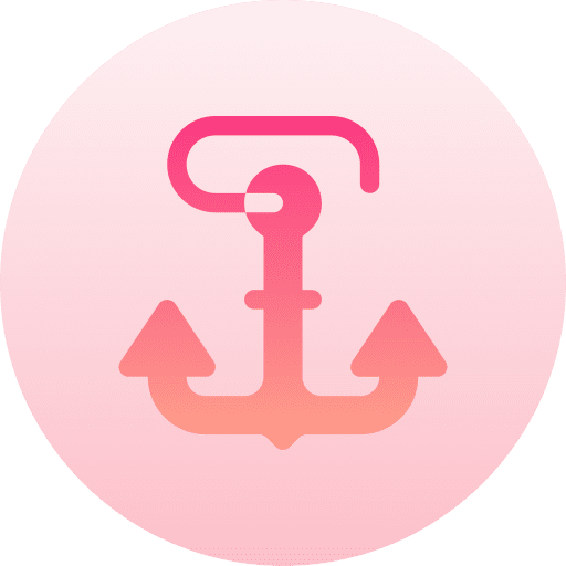 Anchor transportation miscellaneous ship icon