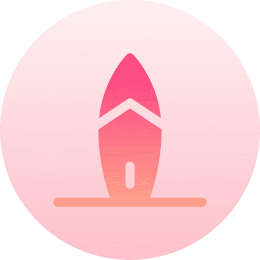 Surfboard surfboard summer sport equipment icon