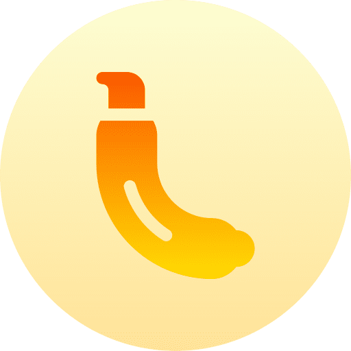 Banana banana food and restaurant fruit icon