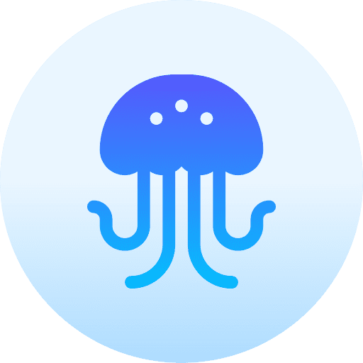 Jellyfish animals aquarium aquatic icon