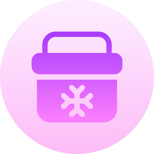Portable fridge portable fridge ice picnic icon