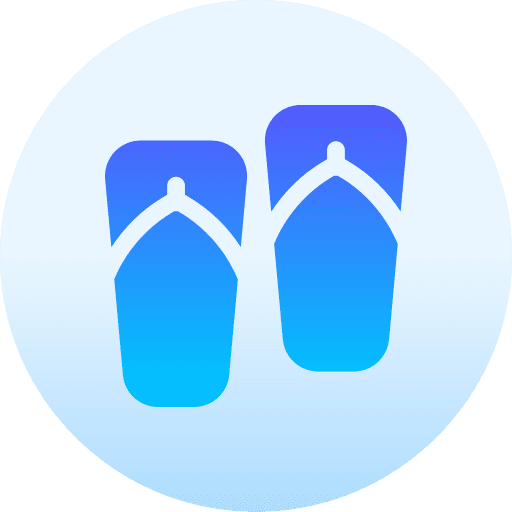 Sandals shoes slippers sandals icon