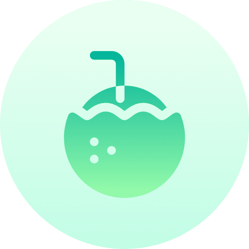 Coconut beverage coconut drink coconut icon