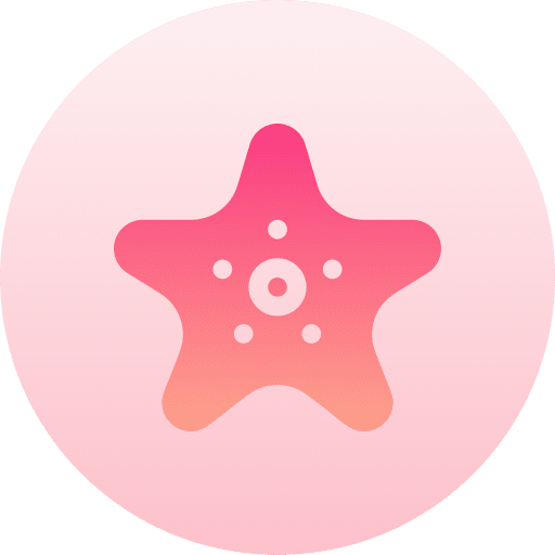 Starfish sea life animal kingdom animals icon