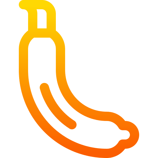 Banana fruit vegetarian vegan icon Banana fruit vegetarian vegan icon