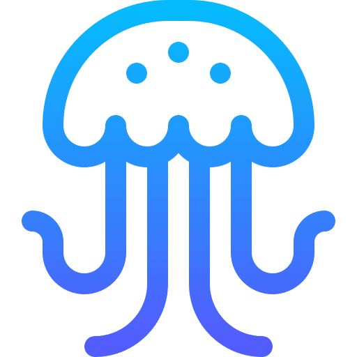Jellyfish sea life marine aquatic icon Jellyfish sea life marine aquatic icon