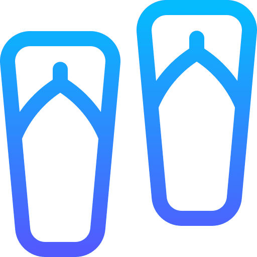 Sandals footwear flip flops shoes icon Sandals footwear flip flops shoes icon