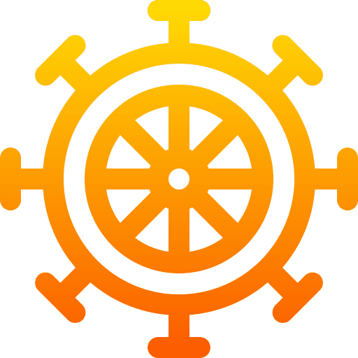 Ship wheel rudder sailing steering wheel icon Ship wheel rudder sailing steering wheel icon