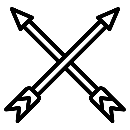 Arrows arrows archery sports and competition icon