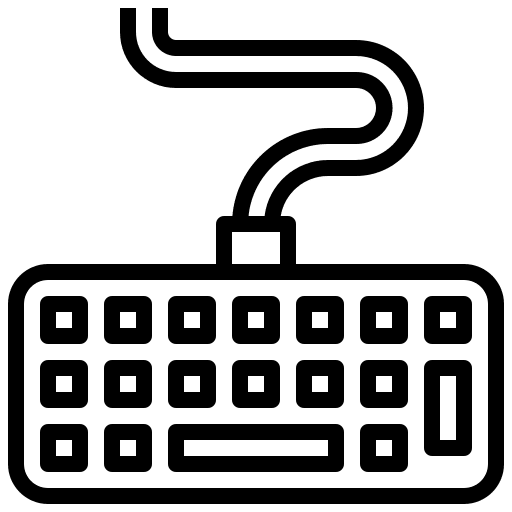 Keyboard keyboard keys electronics icon