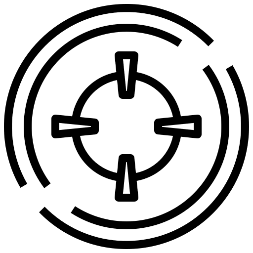 Target goal objective shoot icon Target goal objective shoot icon