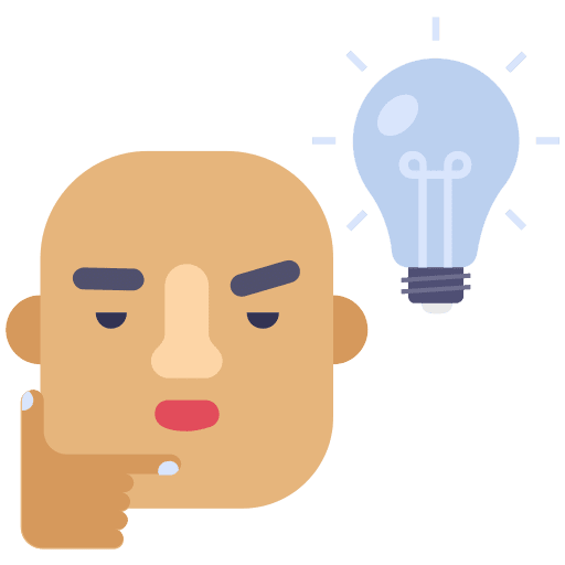 Thinking curious doubt thinking icon