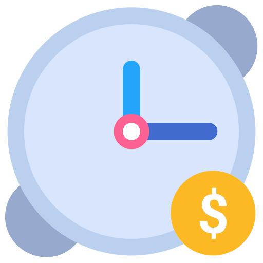 Time is money business and finance time is money business icon Time is money business and finance time is money business icon