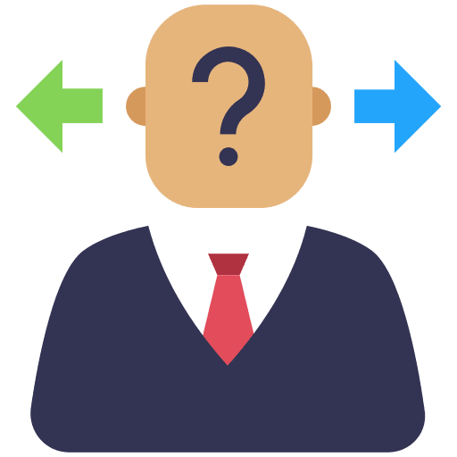 Uncertainty business and finance dilemma avatar icon