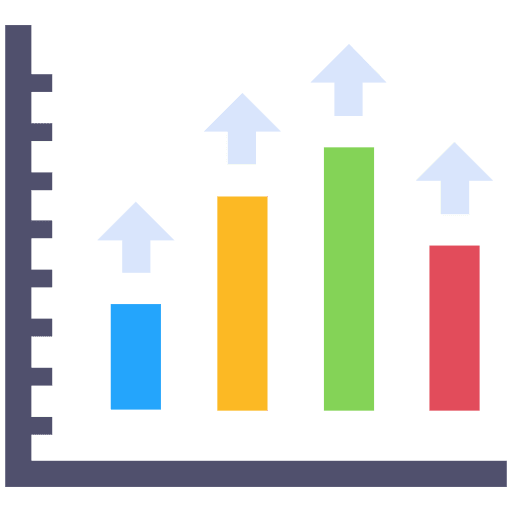 Graphical report graphic business graph icon Graphical report graphic business graph icon