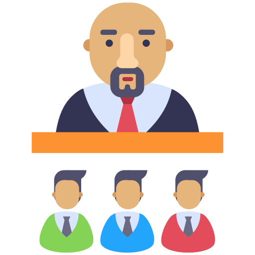 Lecture business and finance training business icon Lecture business and finance training business icon