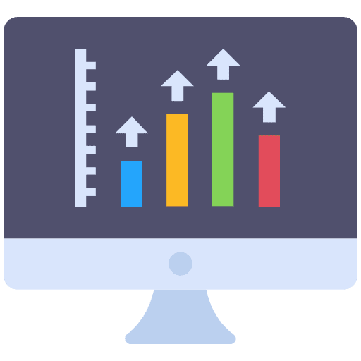 Marketing agency report google analytics bar chart icon Marketing agency report google analytics bar chart icon