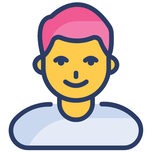 Boy young person profile icon