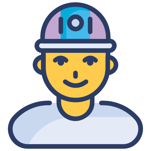 Miner people avatars person icon Miner people avatars person icon