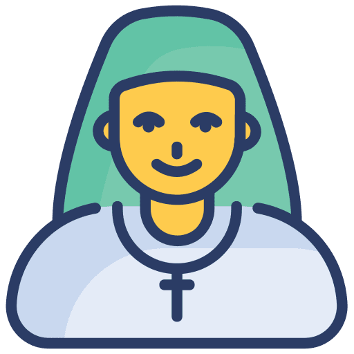 Nun user avatars religious icon Nun user avatars religious icon