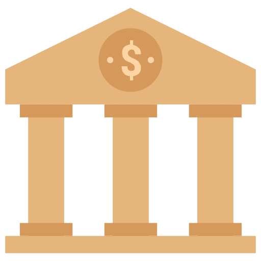 Banking finance bank government icon Banking finance bank government icon