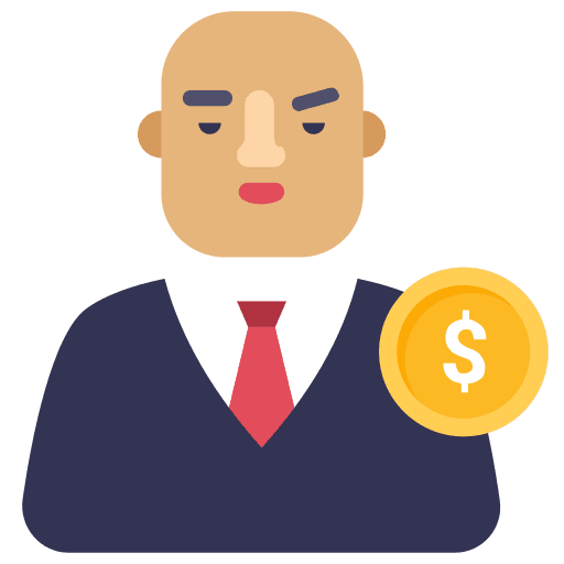 Business man business man business and finance user icon